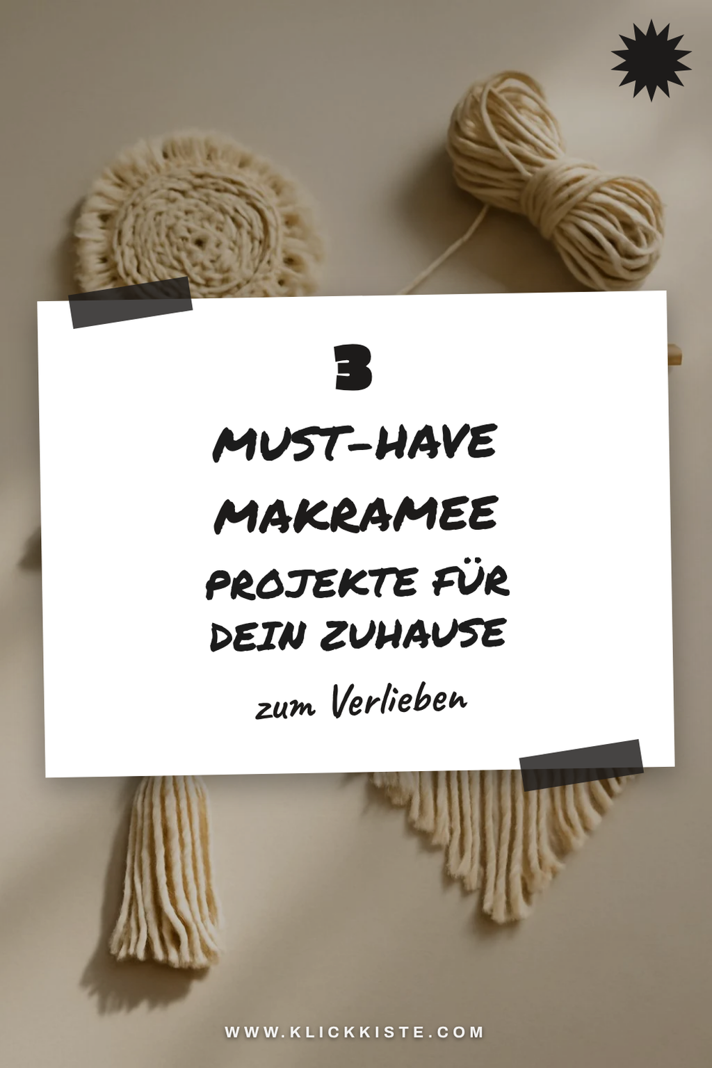 Diese 3 Makramee DIY Projekte sind ein Muss