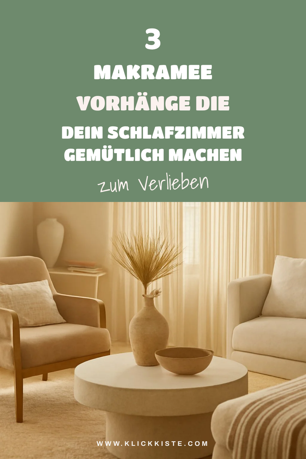 Diese 3 Makramee Vorhang-Ideen für das Schlafzimmer