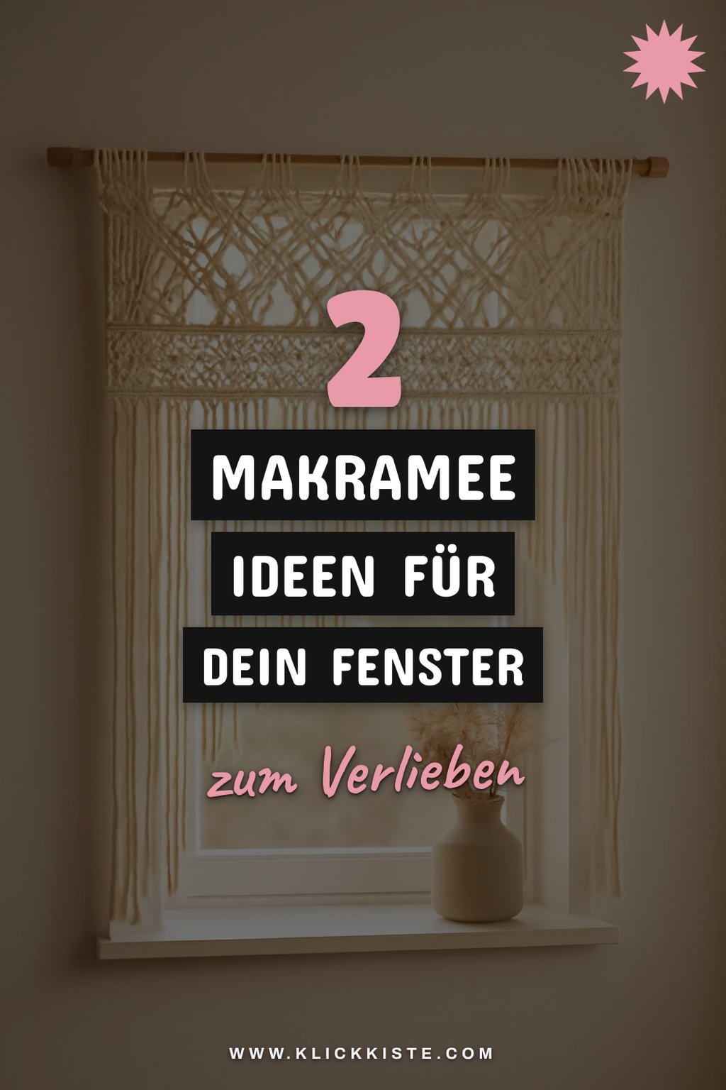 So gestaltest du deinen Fensterbereich mit Makramee
