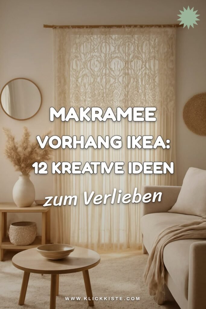 Makramee Vorhang Ikea: 12 kreative Ideen zum Selbermachen