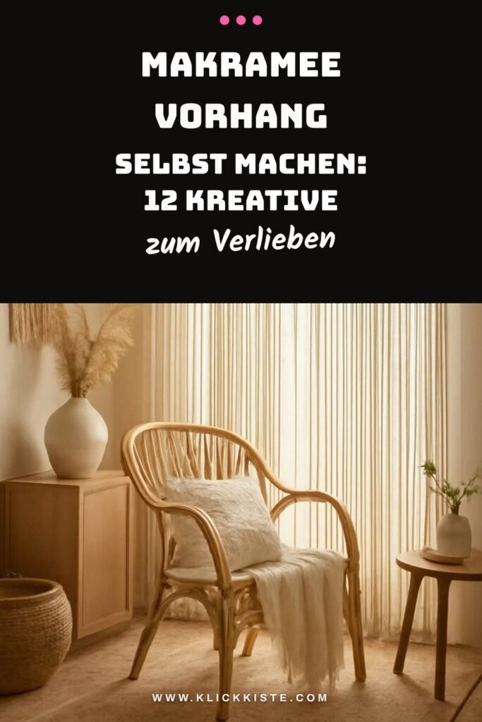 Makramee Vorhang Selbst Machen: 12 kreative Ideen zum Selbermachen