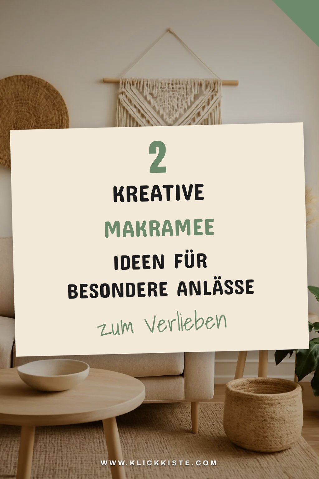 Makramee für besondere Anlässe