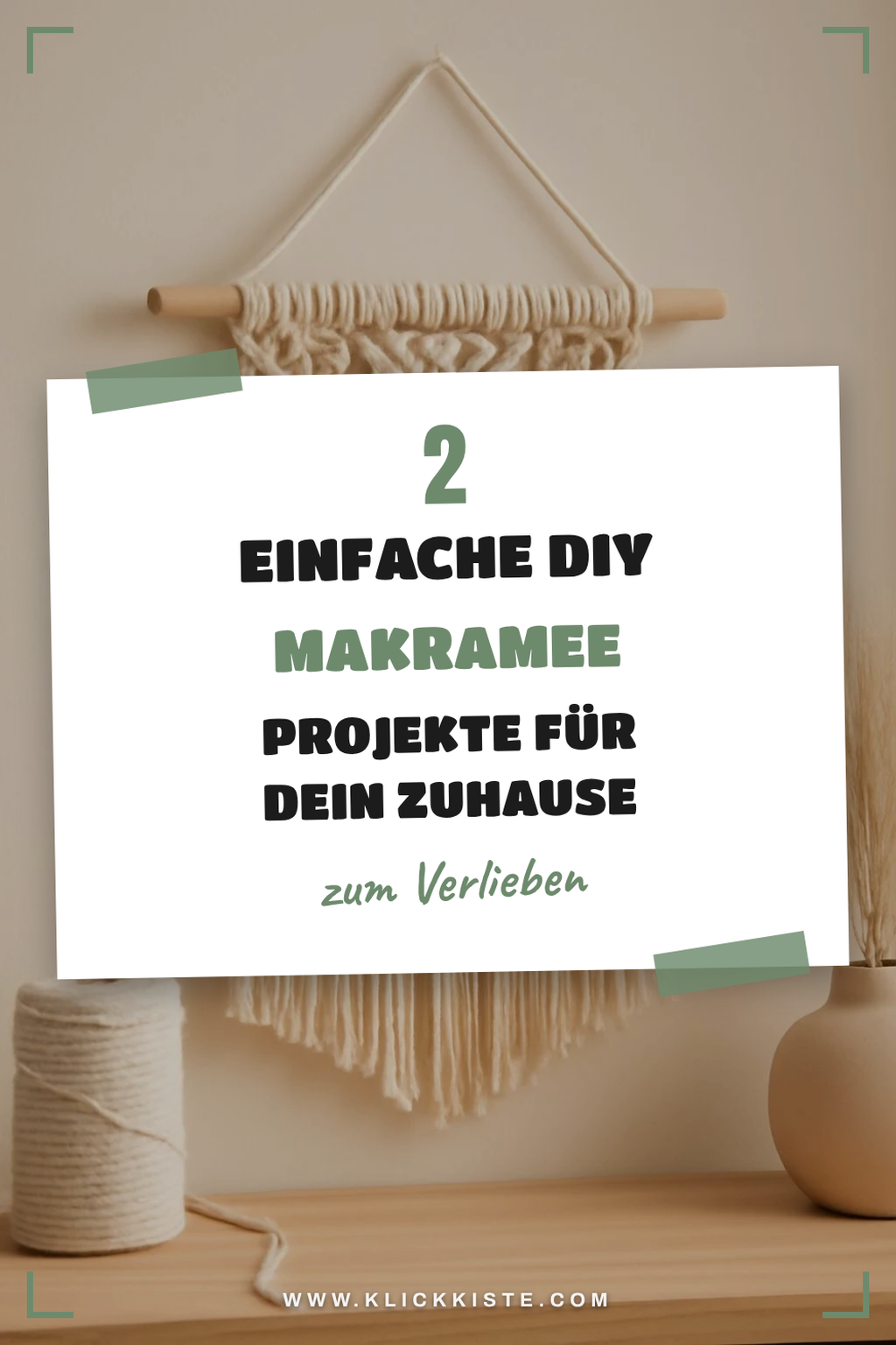 DIY Makramee Projekte für Einsteiger