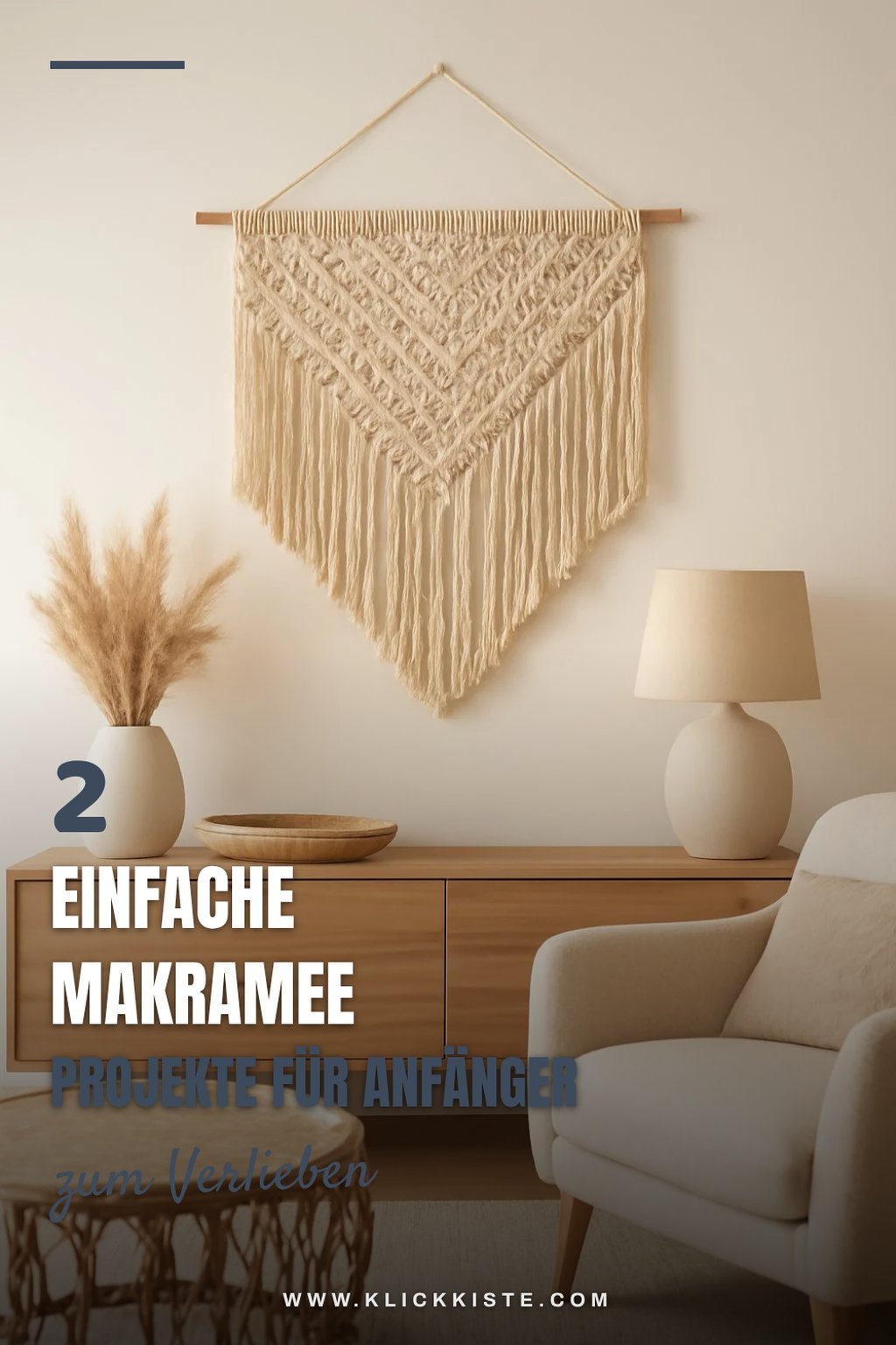Einfache Makramee Projekte für Einsteiger