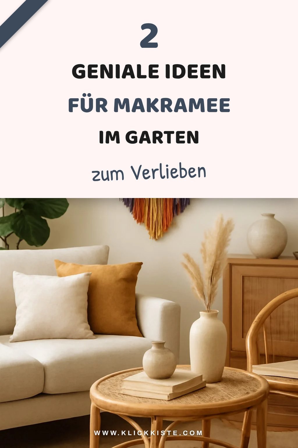 Originelle Makramee Ideen für den Außenbereich
