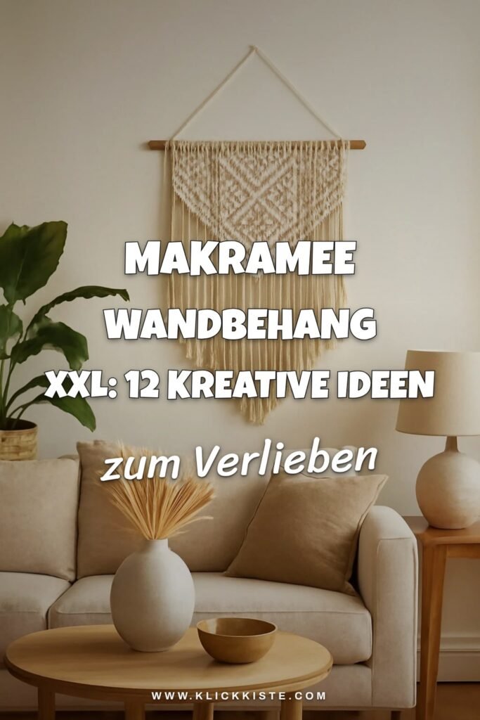 Makramee Wandbehang Xxl: 12 kreative Ideen zum Selbermachen