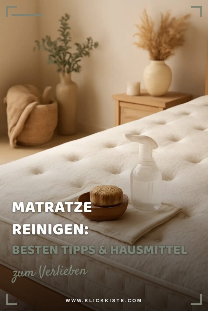 Matratze Reinigen: Die besten Tipps & Hausmittel