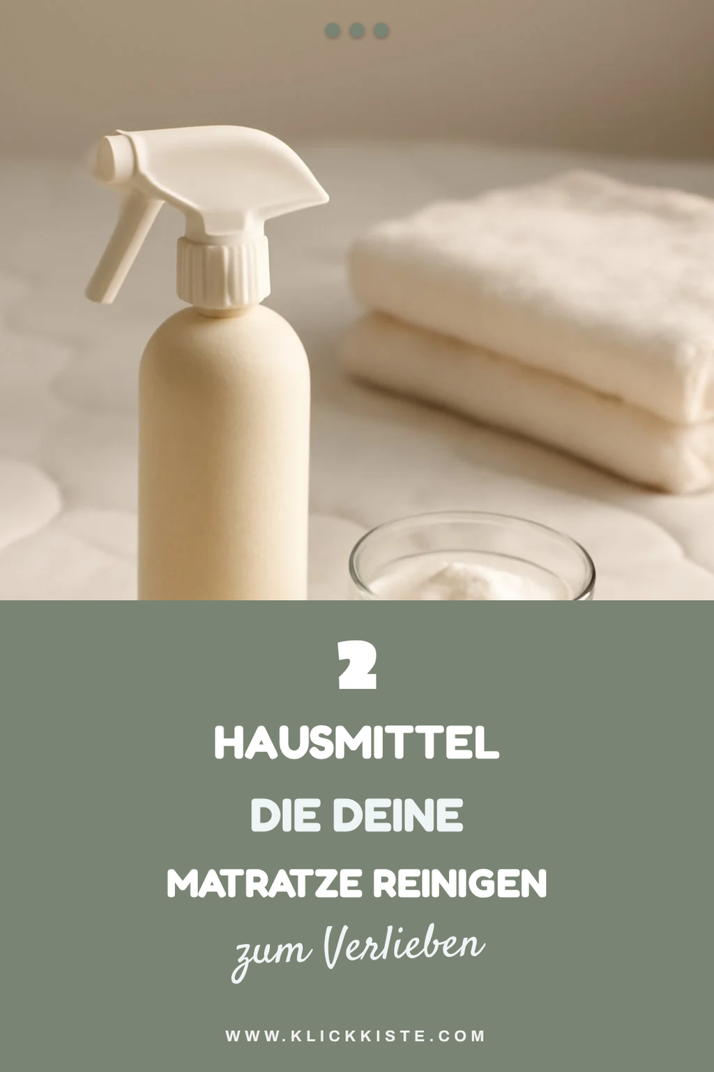 Die besten Hausmittel zur Matratzenreinigung