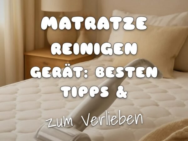Matratze Reinigen Gerät: Die besten Tipps & Hausmittel