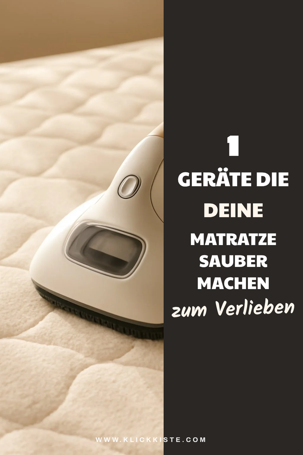 5 Geräte für die professionelle Matratzenreinigung