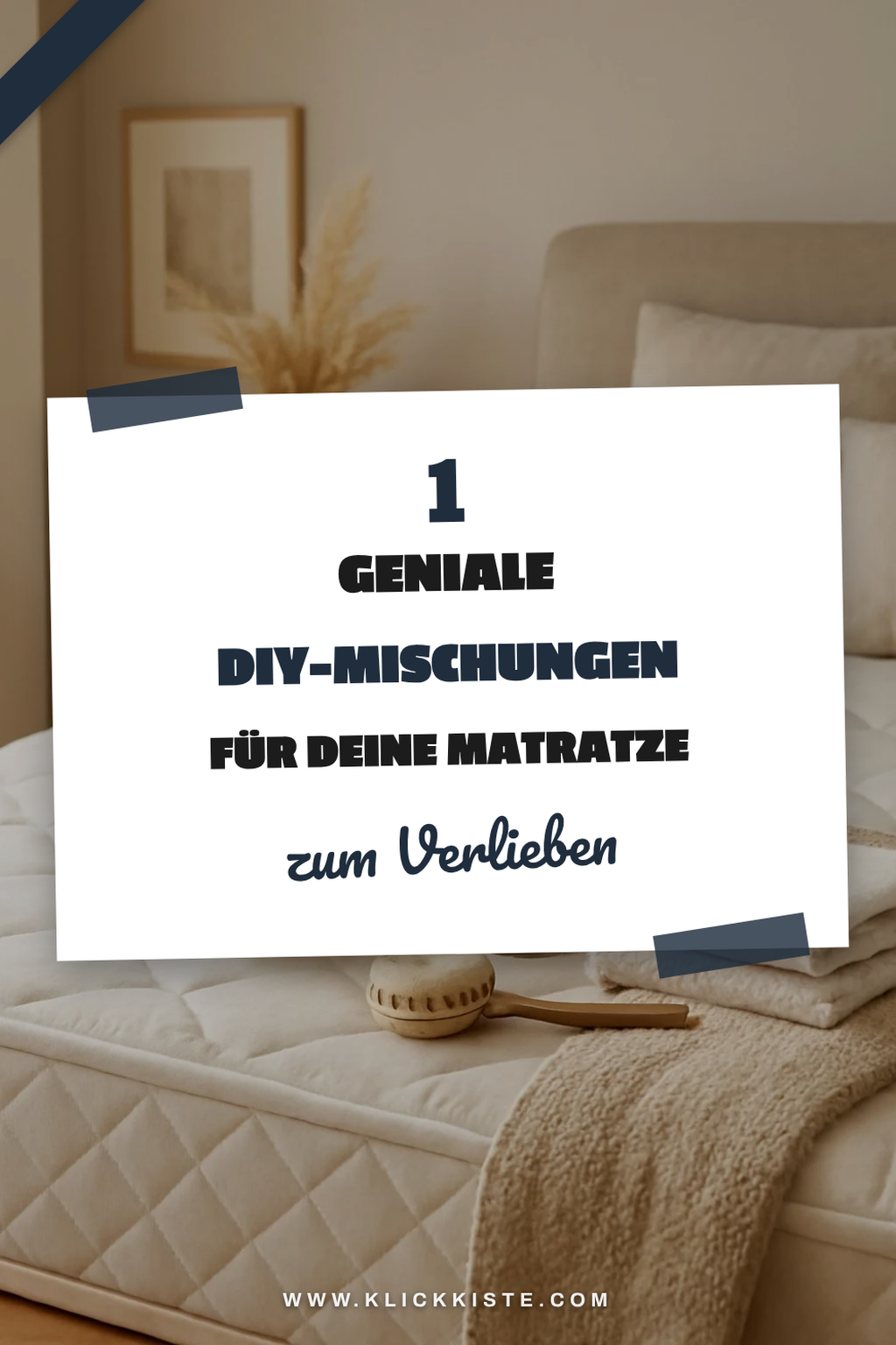 DIY-Mischungen für die Matratzenreinigung