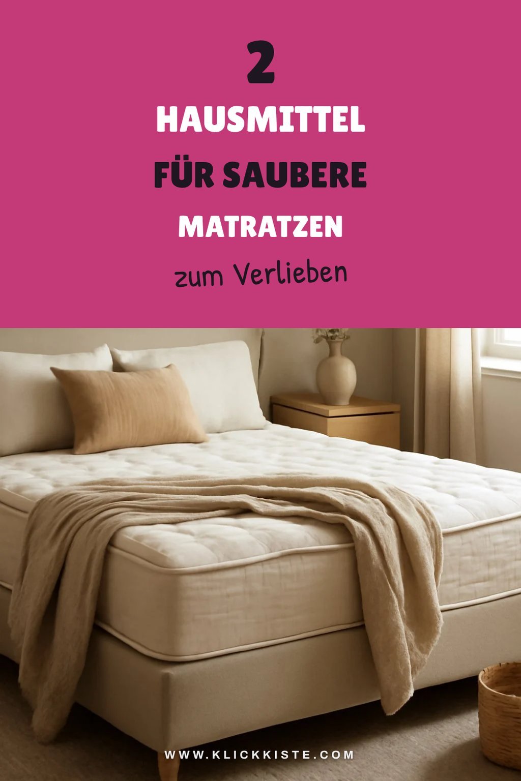 Hausmittel zur Matratzenreinigung