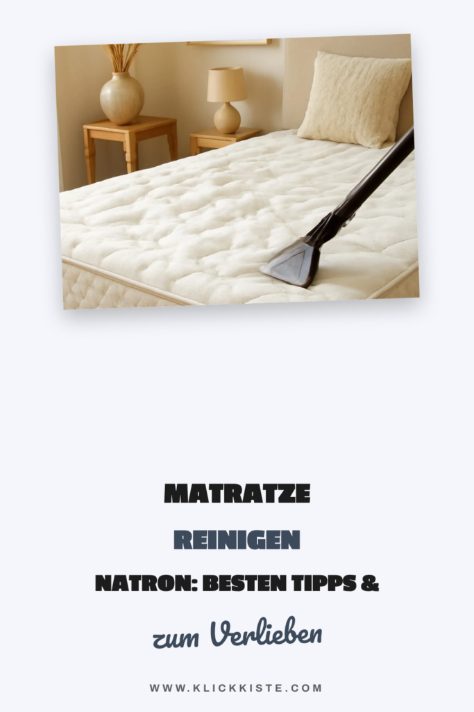Matratze Reinigen Natron: Die besten Tipps & Hausmittel