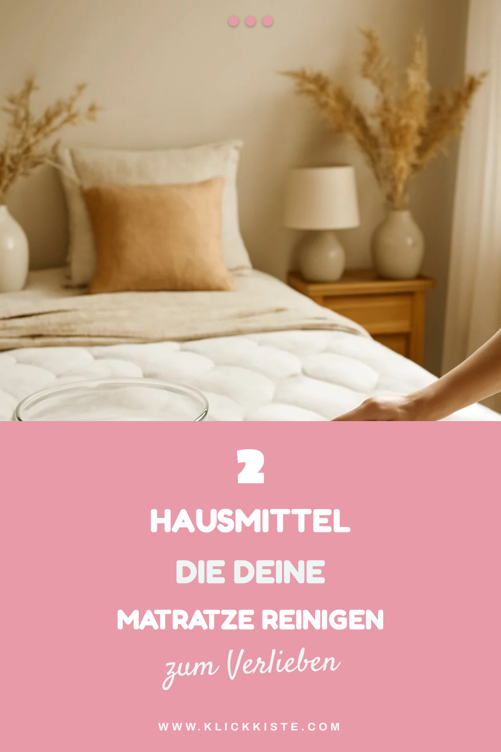 So reinigst du deine Matratze mit Hausmitteln