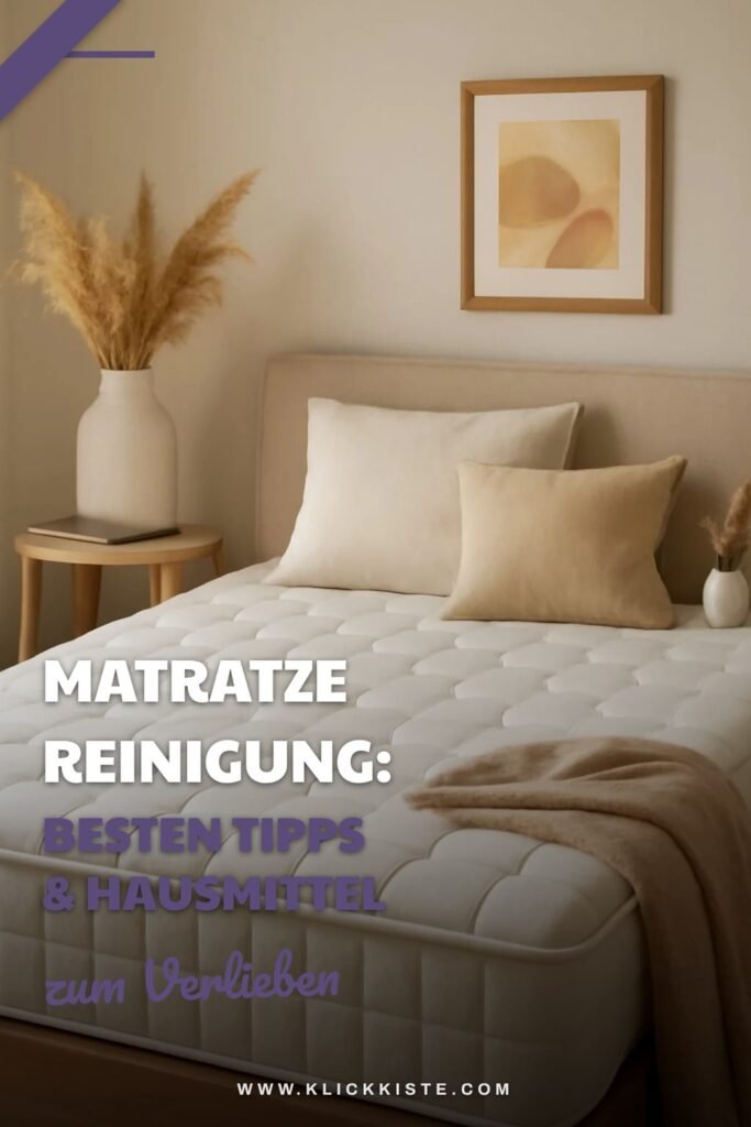Matratze Reinigung: Die besten Tipps & Hausmittel