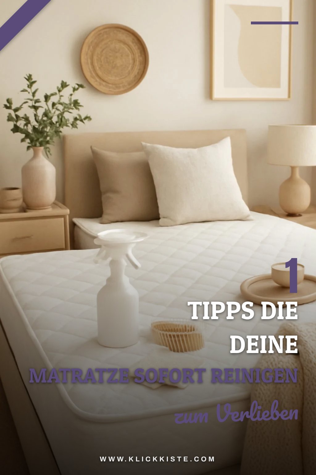 So reinigst du deine Matratze in 5 einfachen Schritten