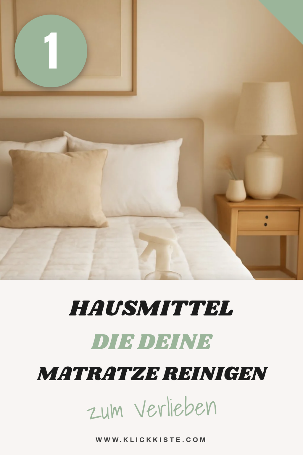 Diese 5 Hausmittel reinigen deine Matratze effektiv