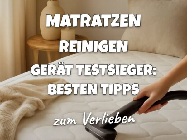 Matratzen Reinigen Gerät Testsieger: Die besten Tipps & Hausmittel
