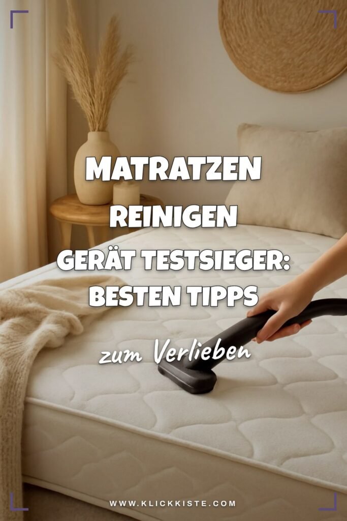 Matratzen Reinigen Gerät Testsieger: Die besten Tipps & Hausmittel