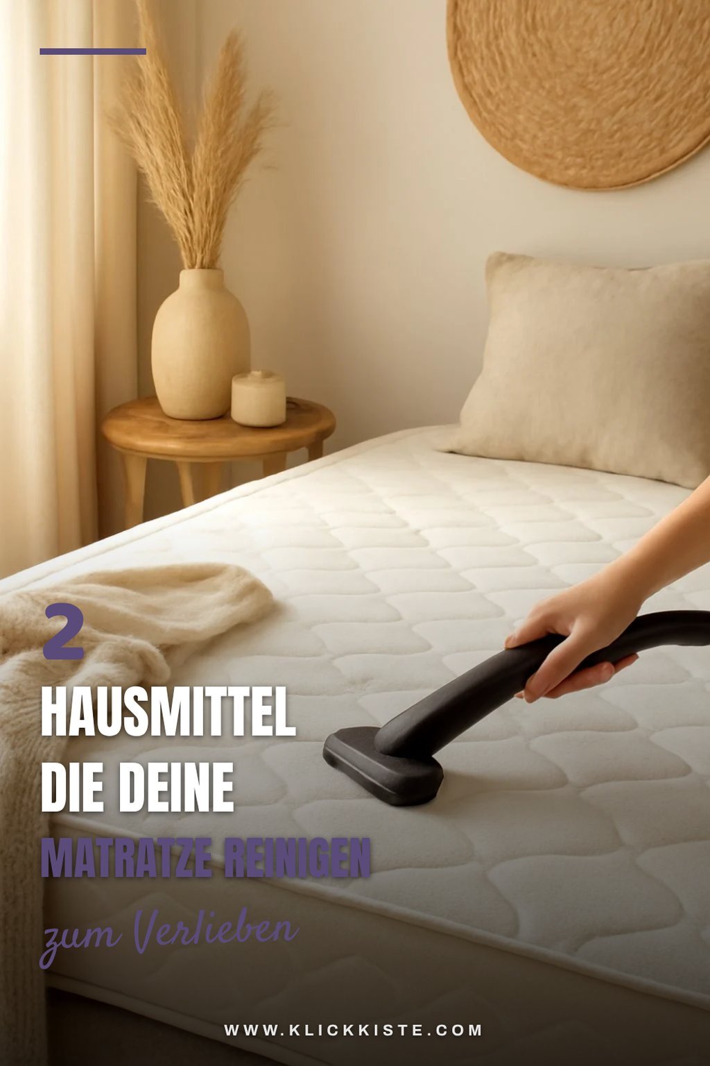 4 Hausmittel für die Matratzenreinigung