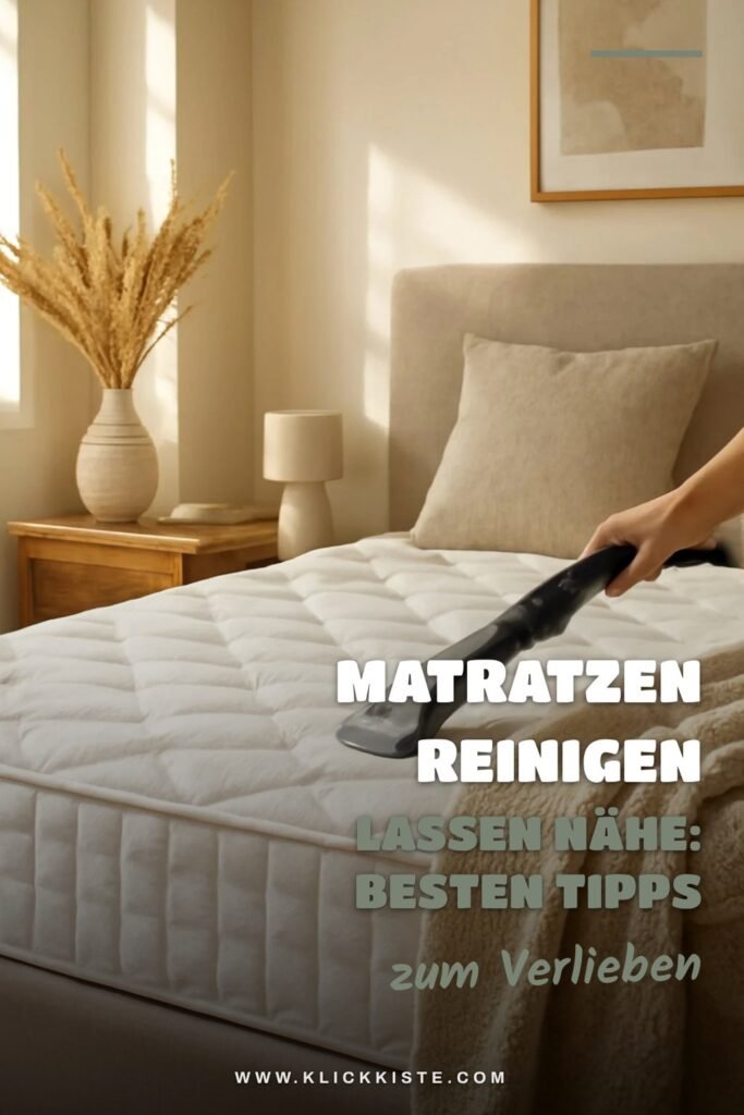 Matratzen Reinigen Lassen in der Nähe: Die besten Tipps & Hausmittel