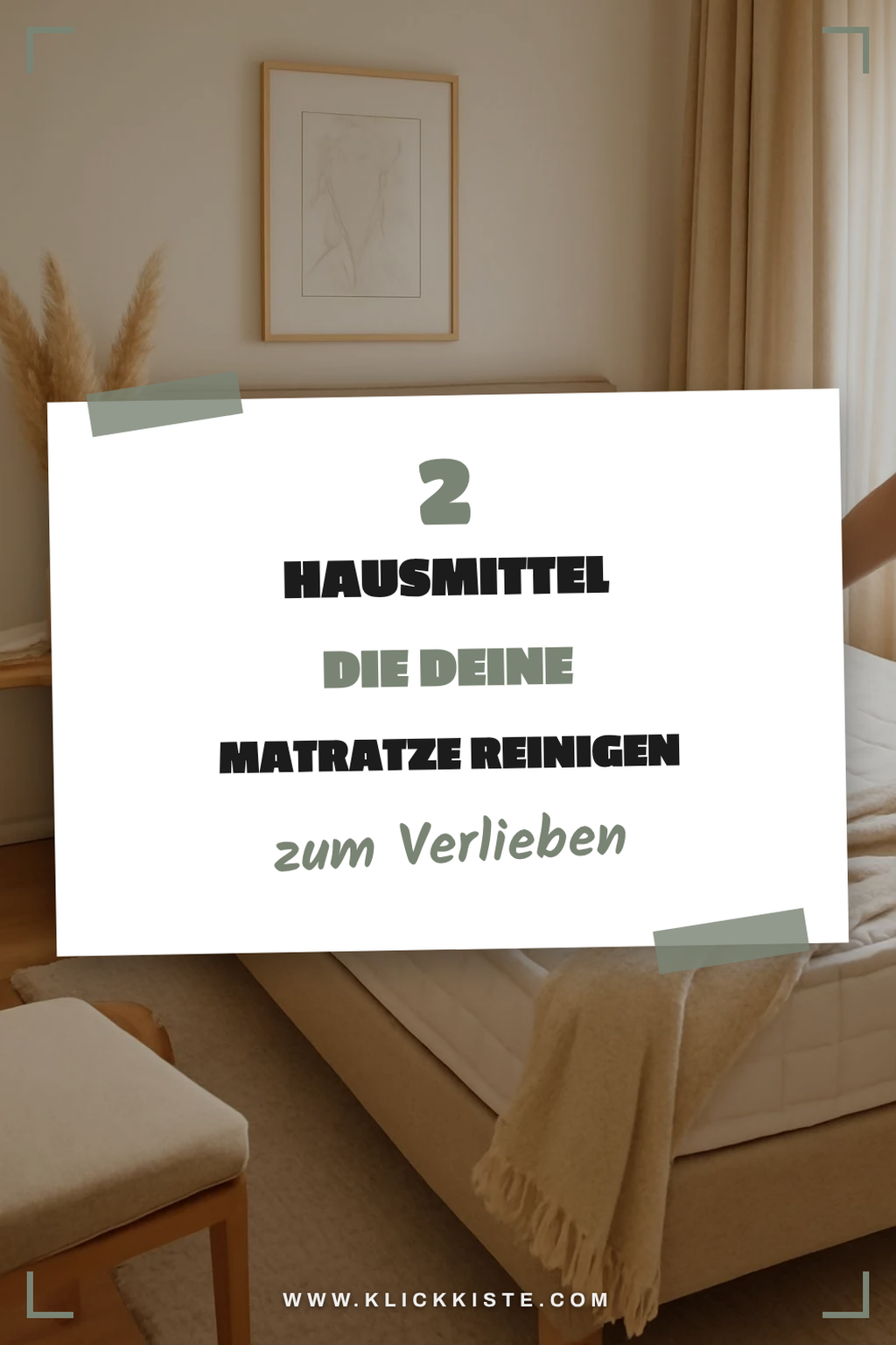 Hausmittel für die Matratzenpflege