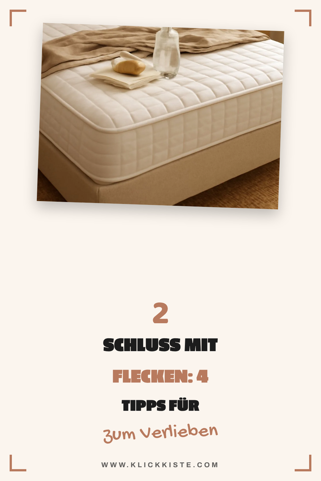 Tipps zur Vorbeugung von Flecken