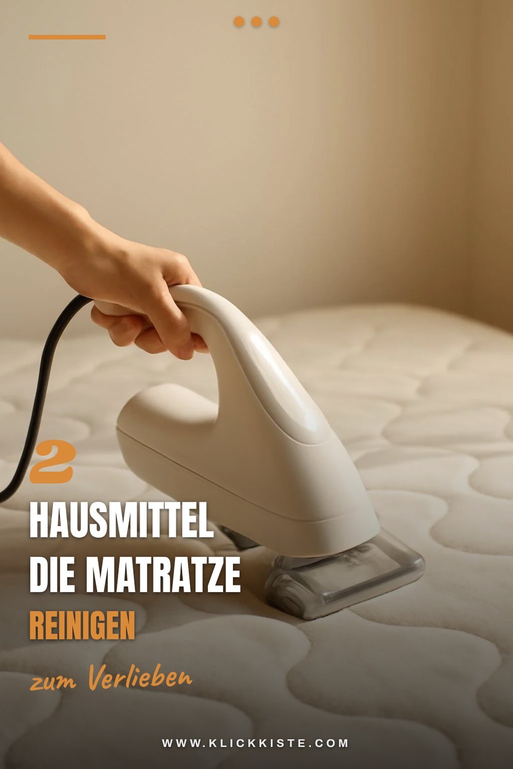 Hausmittel für die Matratzenreinigung