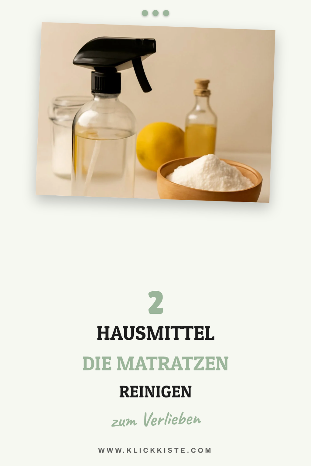 Diese 5 Hausmittel helfen bei der Matratzenreinigung