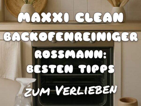 Maxxi Clean Backofenreiniger Rossmann: Die besten Tipps & Hausmittel