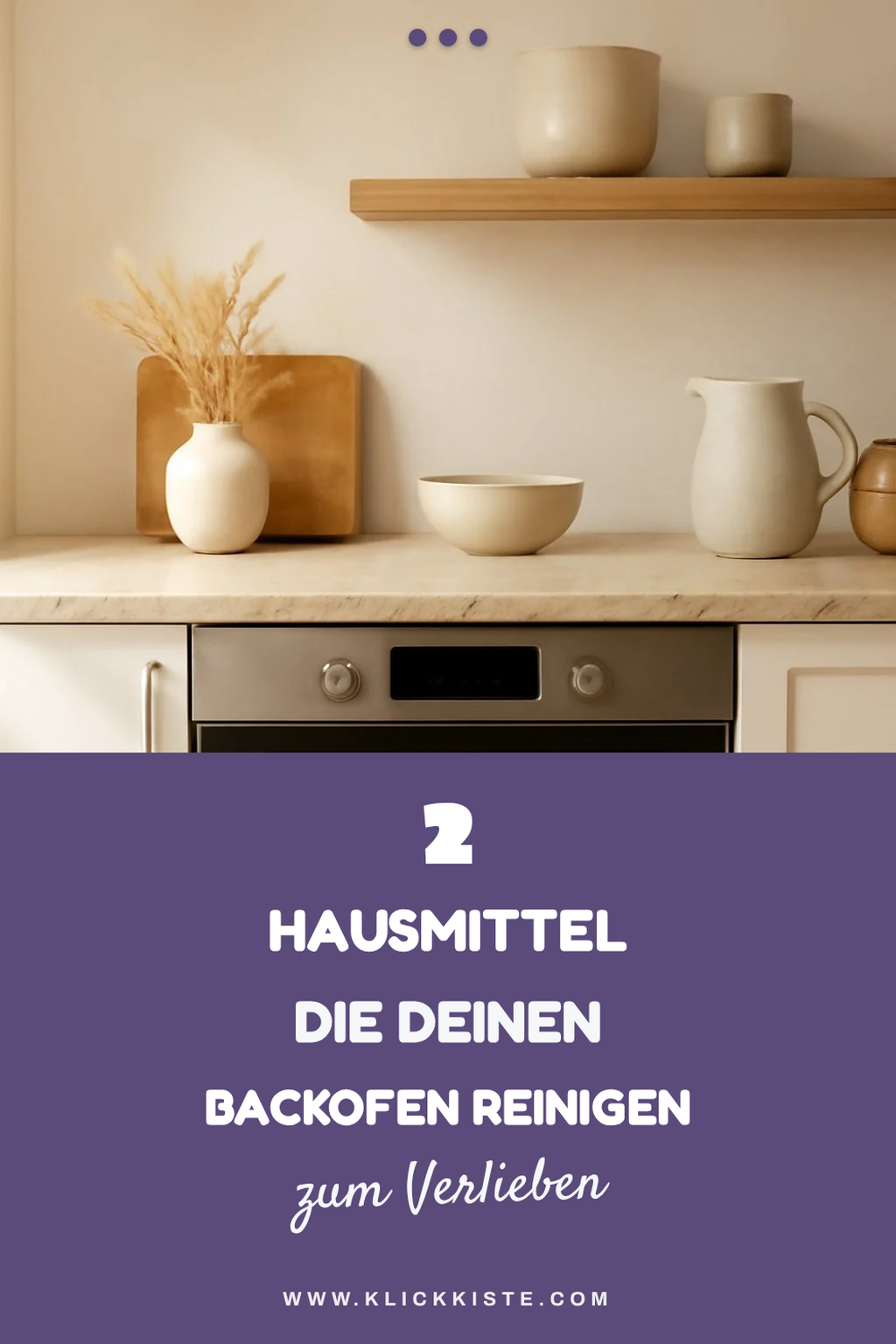 Hausmittel für die Backofenreinigung
