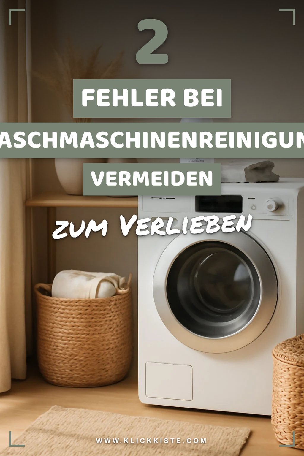 Häufige Fehler bei der Waschmaschinenreinigung