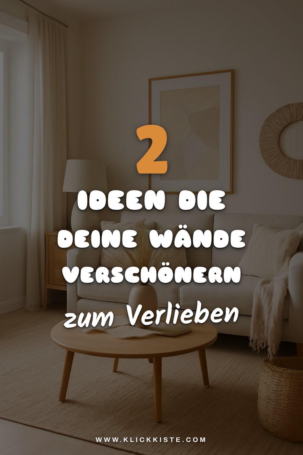 Kreative Dekoration ohne Nägel