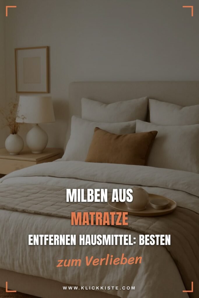 Milben aus Matratze Entfernen Hausmittel: Die besten Tipps & Hausmittel