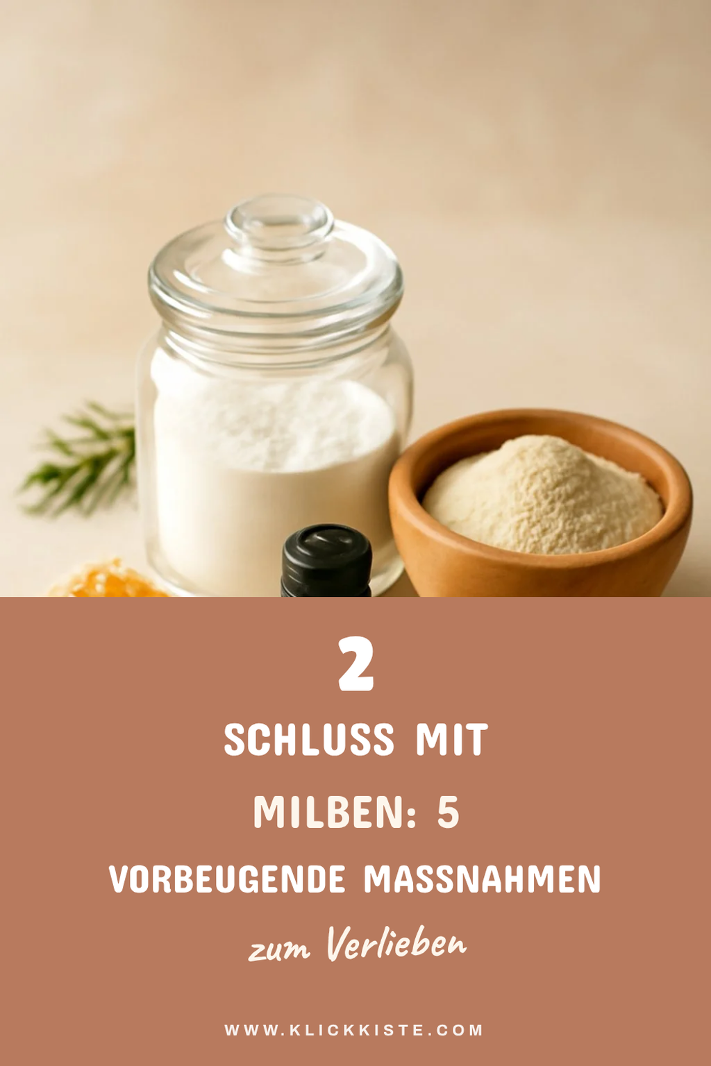 Vorbeugende Maßnahmen gegen Milben