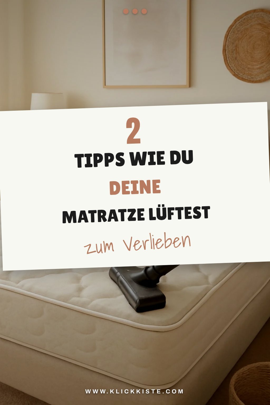 Matratze richtig lüften