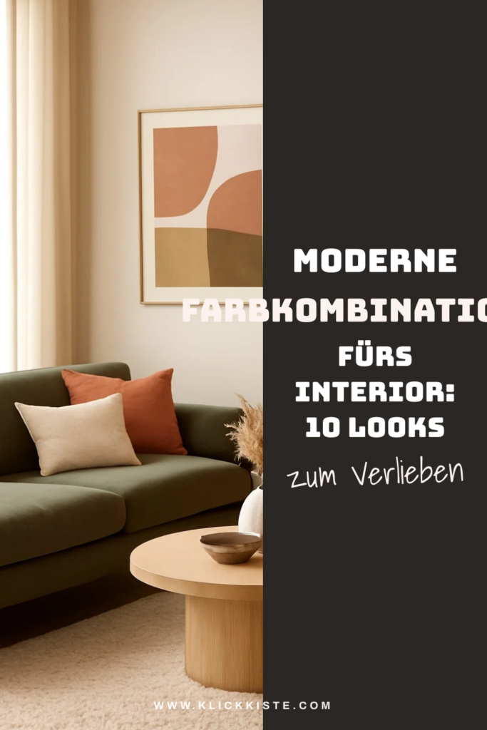 Moderne Farbkombinationen fürs Interior: 10 Looks die hängenbleiben