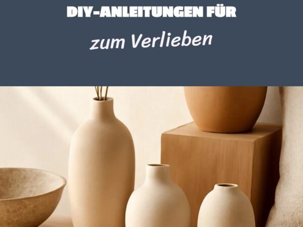 Moderne Vasen stylen: 4 DIY-Anleitungen für einzigartige Deko