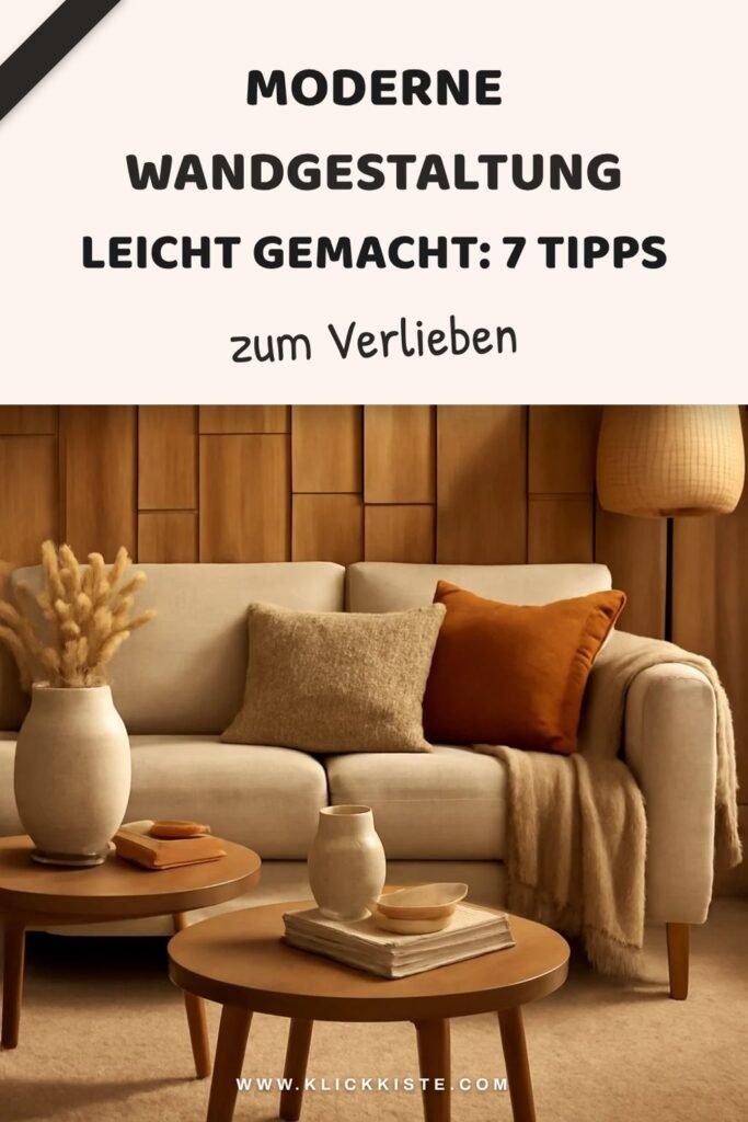 Moderne Wandgestaltung leicht gemacht: 7 Tipps + DIY-Projekte
