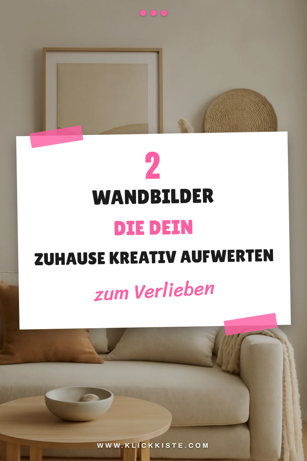 Kreative Wandbilder für jeden Raum
