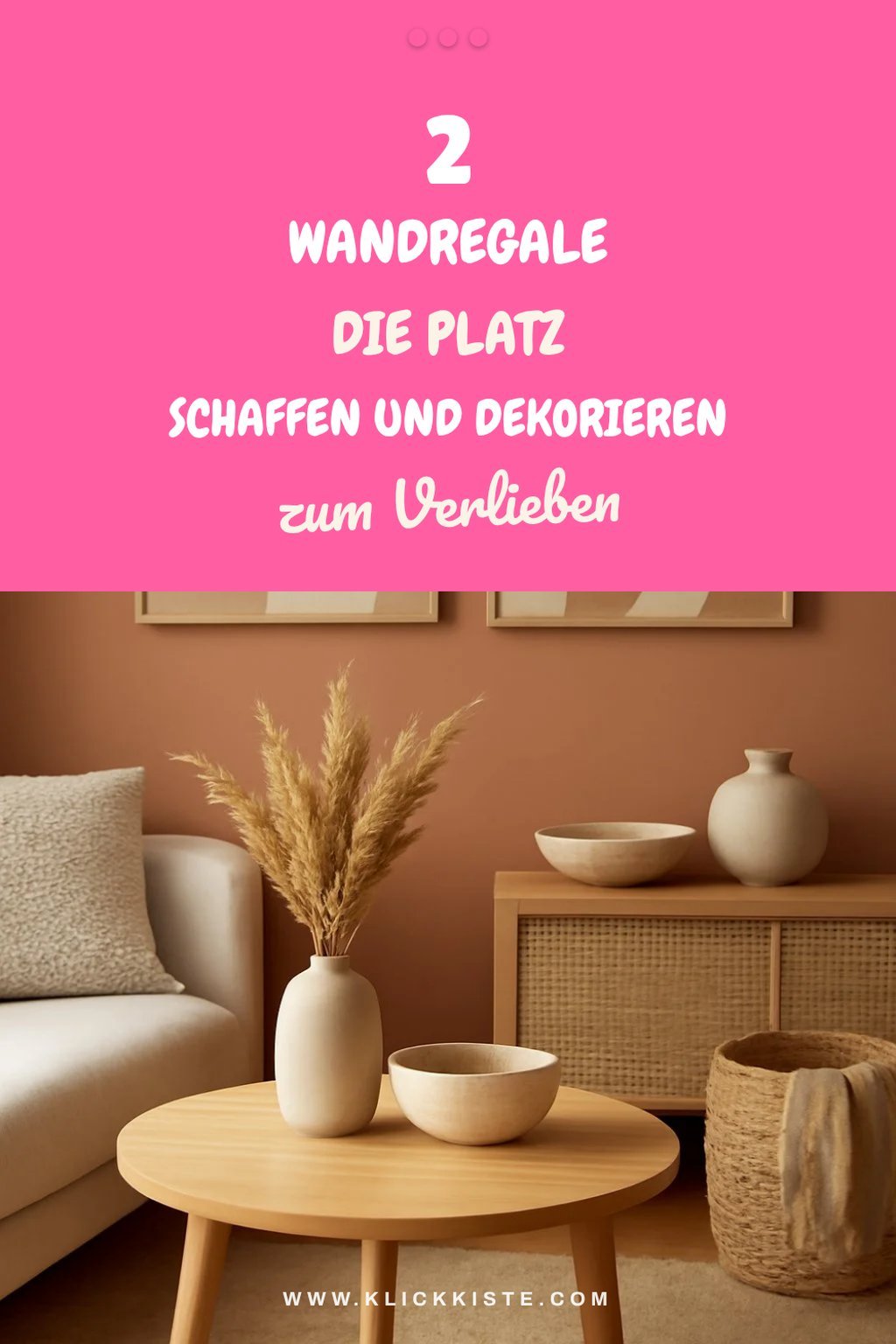 Wandregale für zusätzlichen Stauraum