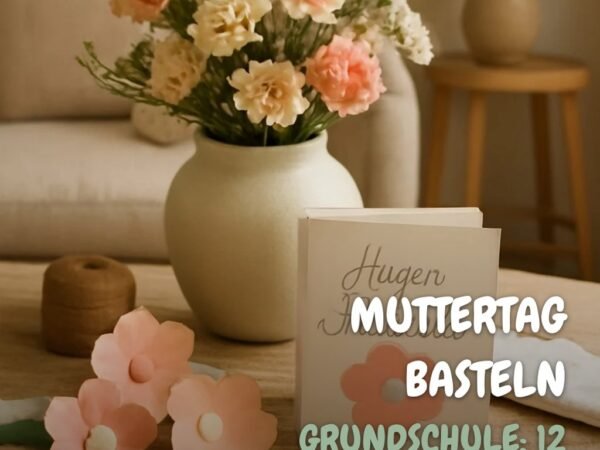 Muttertag Basteln Grundschule: 12 kreative Ideen zum Selbermachen