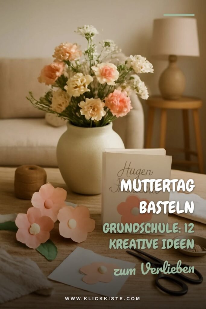 Muttertag Basteln Grundschule: 12 kreative Ideen zum Selbermachen