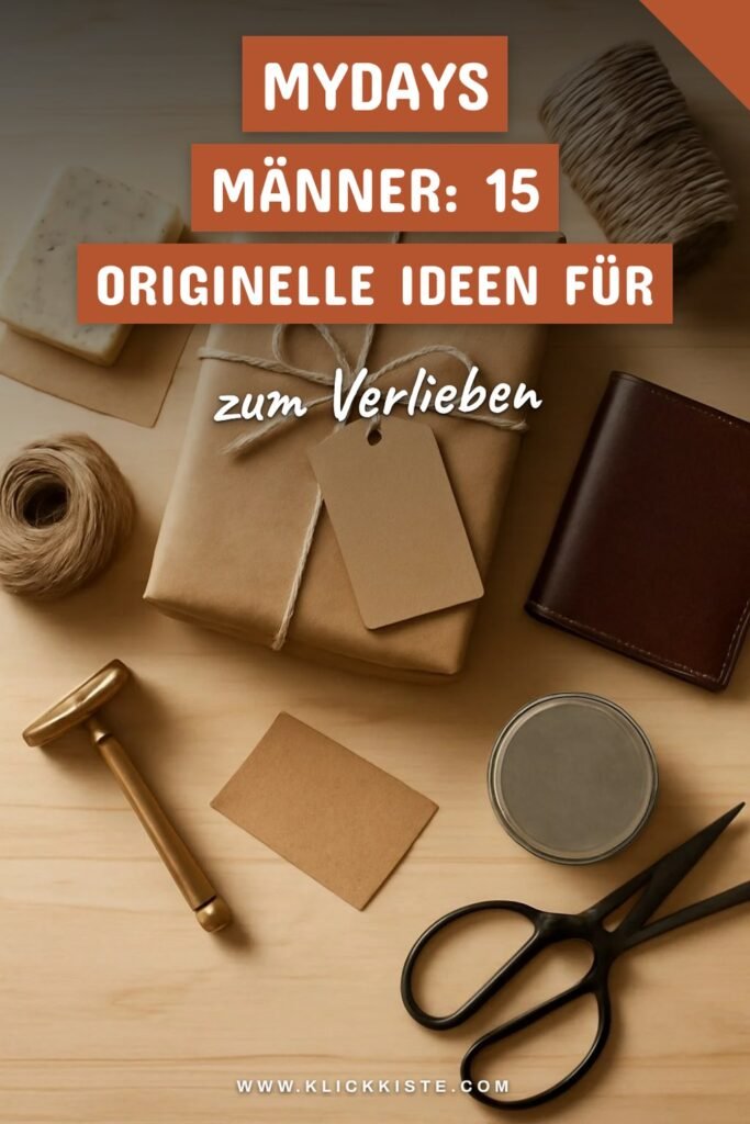Mydays Männer: 15 originelle Ideen für 2026