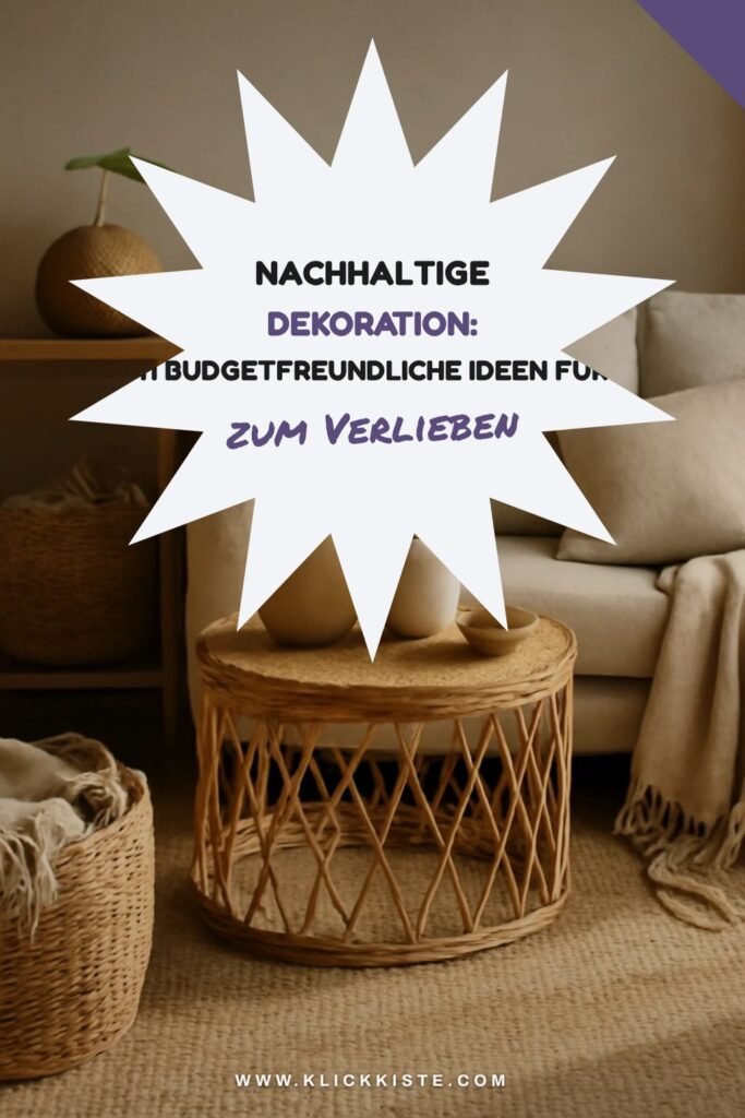 Nachhaltige Dekoration: 11 budgetfreundliche Ideen für dein Zuhause