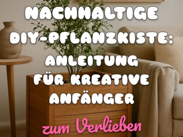 Nachhaltige DIY-Pflanzkiste: Anleitung für kreative Anfänger