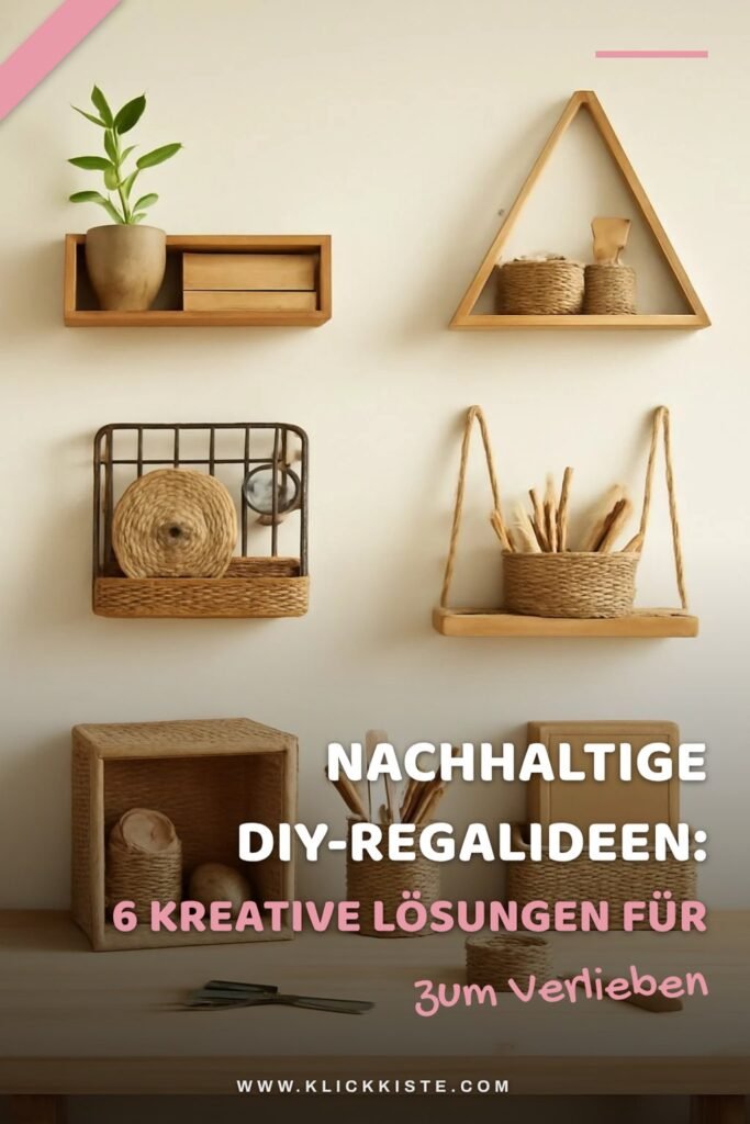 Nachhaltige DIY-Regalideen: 6 kreative Lösungen für kleine Räume