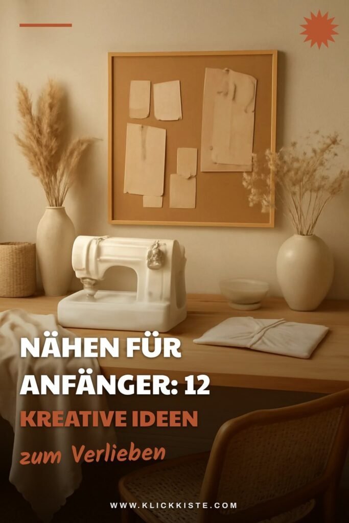 Nähen für Anfänger: 12 kreative Ideen zum Selbermachen