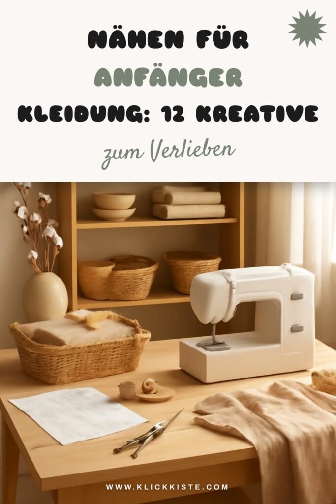 Nähen für Anfänger Kleidung: 12 kreative Ideen zum Selbermachen