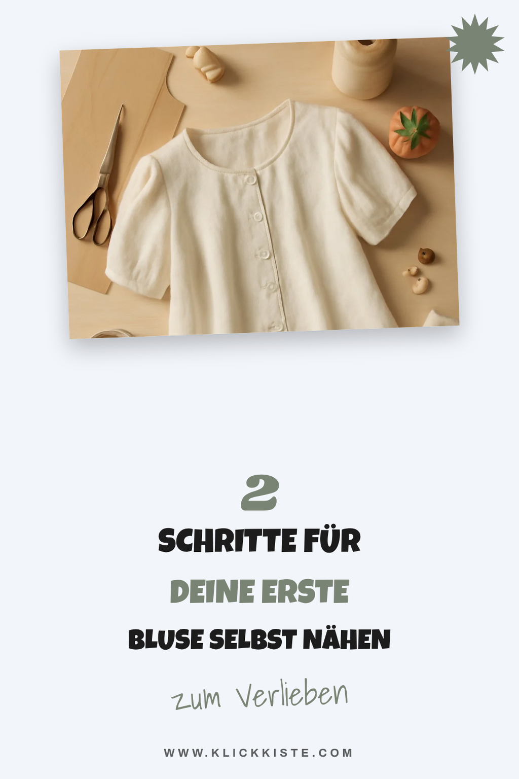 So nähst du deine erste Bluse in nur 3 Schritten
